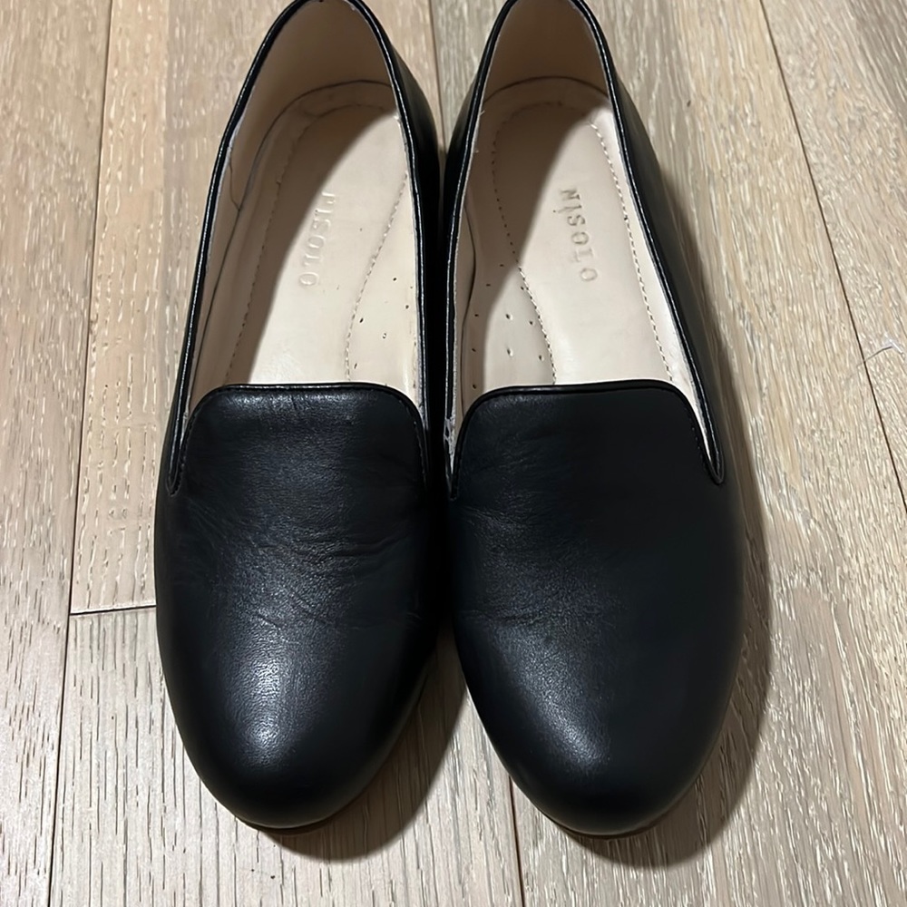 Nisolo Smoking shoe slip on black size 7